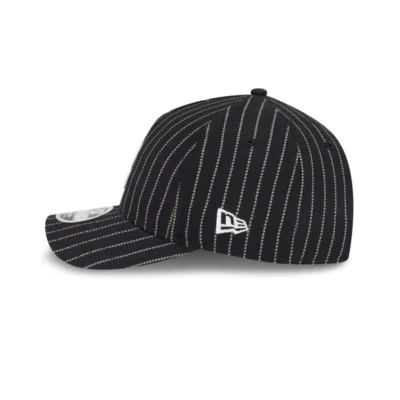 Atlanta Braves Three Looms Pinstripe M-Crown Adjustable Trucker