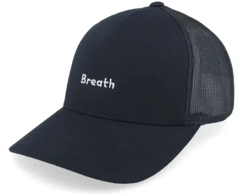 Breath Black A-frame Trucker