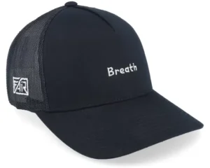 Breath Black A-frame Trucker