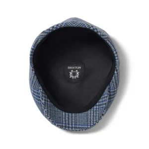 Check Lightweight Flat Cap - Royal Blue