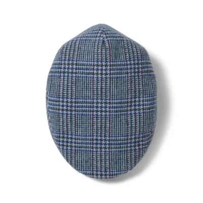 Check Lightweight Flat Cap - Royal Blue
