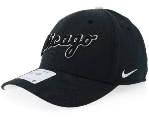 Chicago White Sox Primetime Df Rise Swooshflex Black/White Flexfit