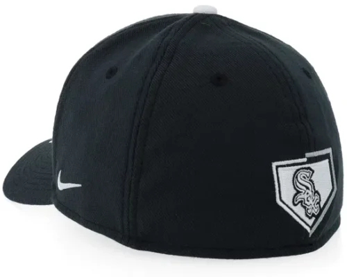 Chicago White Sox Primetime Df Rise Swooshflex Black/White Flexfit