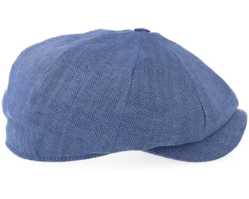 Classic Blue Flat Cap