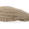 Coffee Dyed Barista Beige Almond Flat Cap