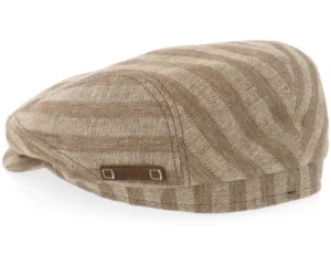 Coffee Dyed Barista Beige Almond Flat Cap