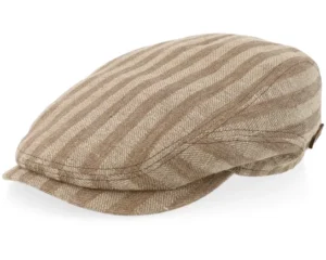 Coffee Dyed Barista Beige Almond Flat Cap