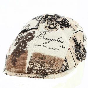Cotton Domed Flat Cap