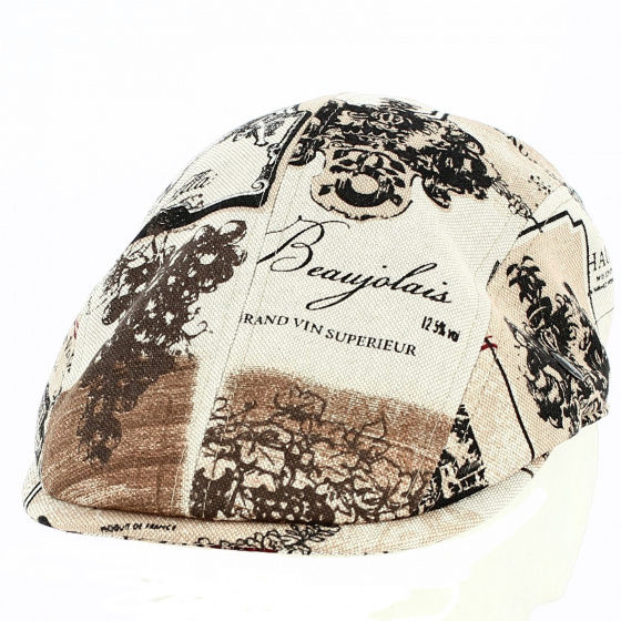 Cotton Domed Flat Cap