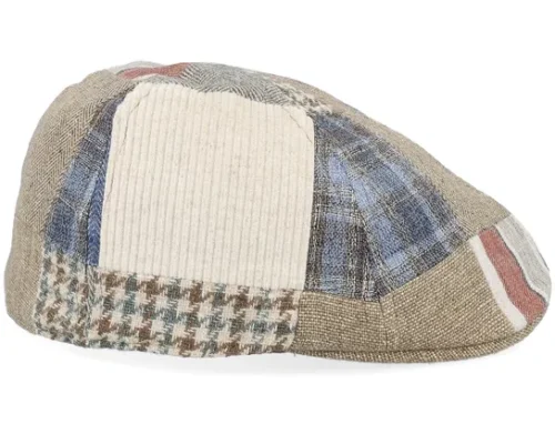 Duck Cap Patchwork Patchwork Flat Cap