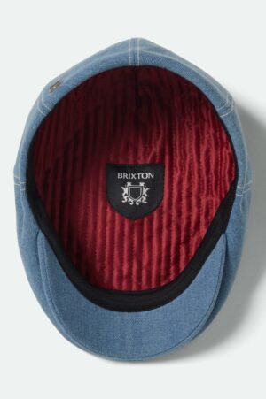 Hooligan Flat Cap - Denim Blue
