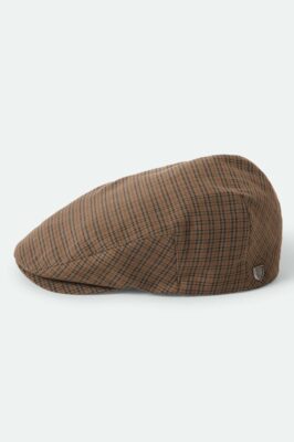 Hooligan Lightweight Flat Cap - Brown