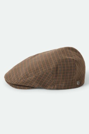 Hooligan Lightweight Flat Cap - Brown