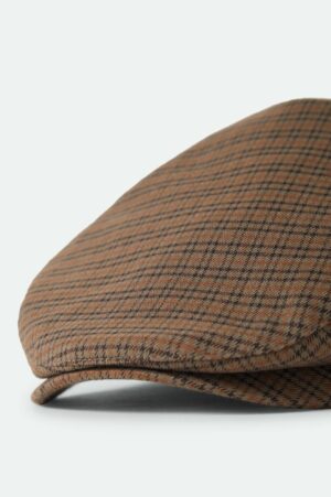 Hooligan Lightweight Flat Cap - Brown