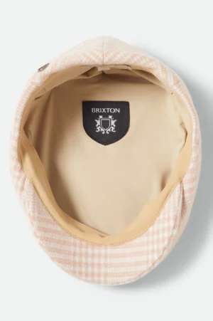 Hooligan Lightweight Flat Cap - Soft Pink