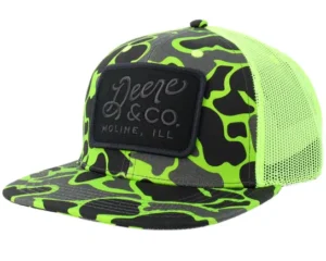 Hv Yellow Vintage Camo Trucker Cap