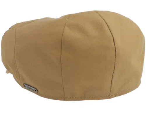 Ivy Contemporary Beige Flat Cap