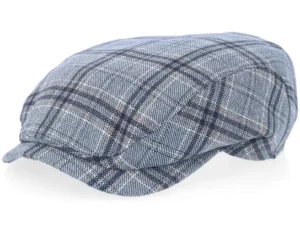 Ivy Contemporary Blue Flat Cap