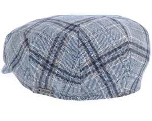 Ivy Contemporary Blue Flat Cap