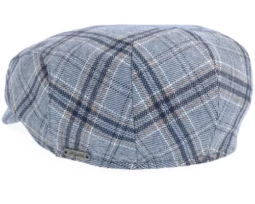 Ivy Contemporary Blue Flat Cap