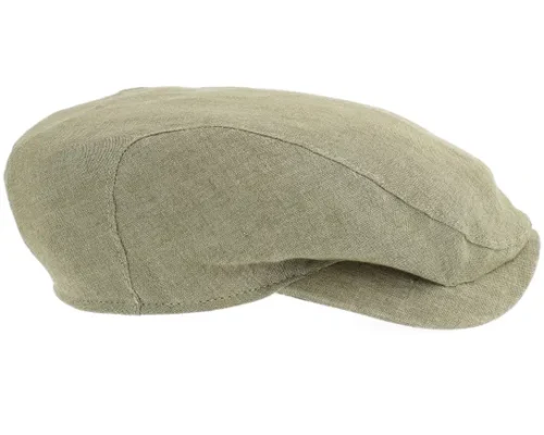 Ivy Contemporary Light Green Flat Cap