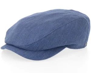 Ivy Contemporary Navy Flat Cap