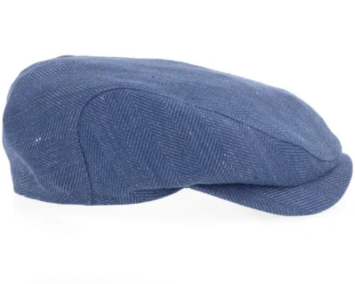 Ivy Contemporary Navy Flat Cap