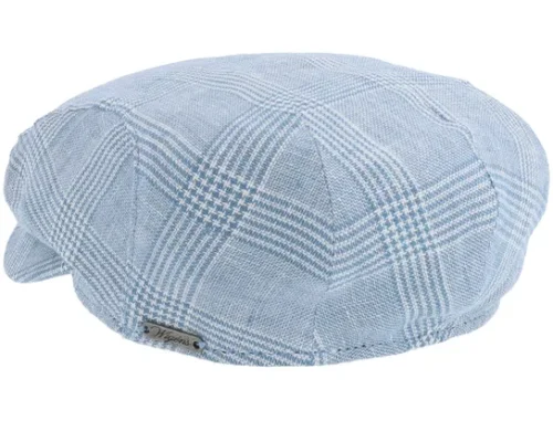 Ivy Contemporary Sky Blue Flat Cap