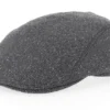 Ivy Modern Black Flat Cap