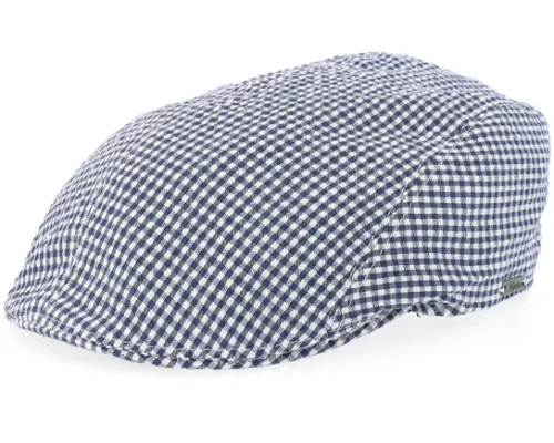Ivy Modern Dark Navy Flat Cap