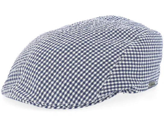 Ivy Modern Dark Navy Flat Cap