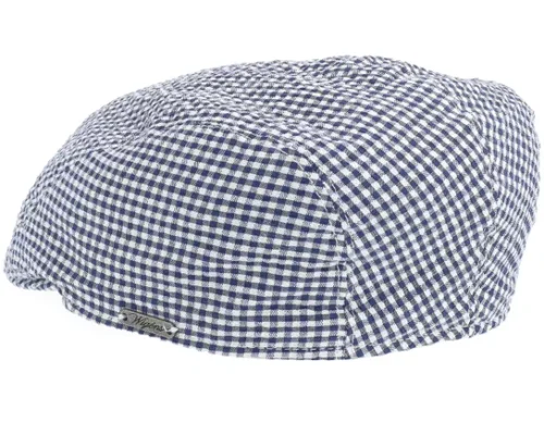 Ivy Modern Dark Navy Flat Cap