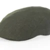 Ivy Modern Dark Olive Flat Cap