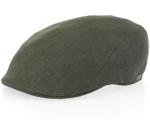 Ivy Modern Dark Olive Flat Cap