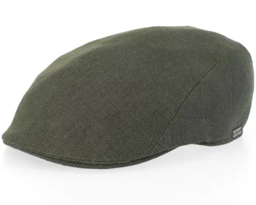 Ivy Modern Dark Olive Flat Cap