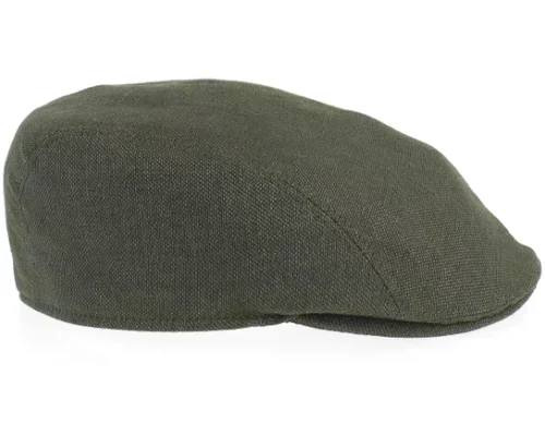 Ivy Modern Dark Olive Flat Cap