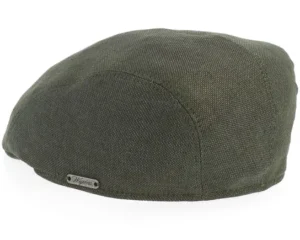 Ivy Modern Dark Olive Flat Cap