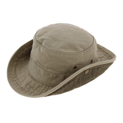 Kids' Adventure Bucket Hat Cotton Beige