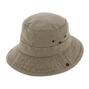 Kids' Adventure Bucket Hat Cotton Beige