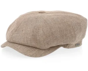Light Brown Retro Flat Cap