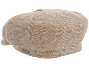 Light Brown Retro Flat Cap