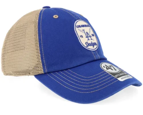 Los Angeles Dodgers Crosspatch Mesh Clean Up Royal Trucker