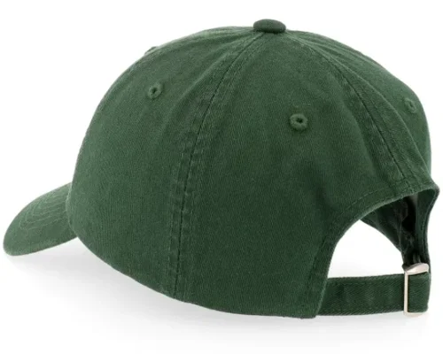 Melon Stone Washed Dark Green Dad Cap