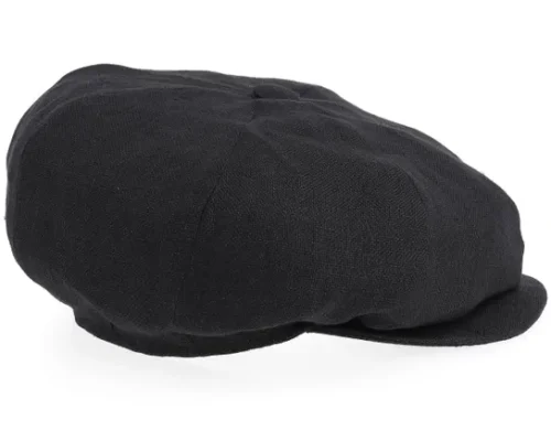 Men Black Flat Cap