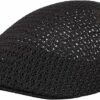 Men Breathable Mesh Summer Flat Cap