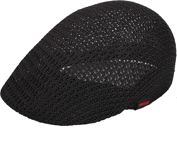Men Breathable Mesh Summer Flat Cap