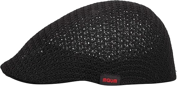 Men Breathable Mesh Summer Flat Cap