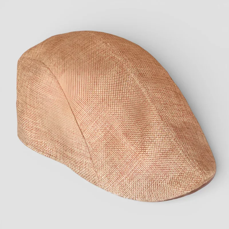 Men Gold Flat Cap