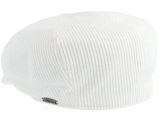 Men Retro Cream Flat Cap