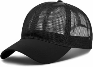Men Summer Solid Quick Drying Trucker Cap